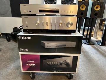 YAMAHA RN800+CDS303 zwart of zilver, Audio, Tv en Foto, Versterkers en Ontvangers, Ophalen of Verzenden, 60 tot 120 watt, Stereo