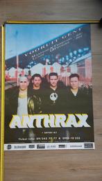 Concert poster Vooruit Gent 1995 Anthrax 1995, Verzamelen, Ophalen of Verzenden, Zo goed als nieuw, Muziek