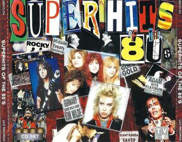 SUPERHITS of the 80s - classic pop songs jaren 80 = 4-cd-box beschikbaar voor biedingen