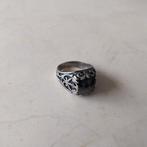Heel mooie zilveren ring met echte steen erop, Comme neuf, Enlèvement ou Envoi