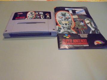 Super Nintendo T2 The arcade game + handleiding (orig) beschikbaar voor biedingen