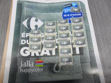 17 Carrefour-stempels voor badlinnen. beschikbaar voor biedingen