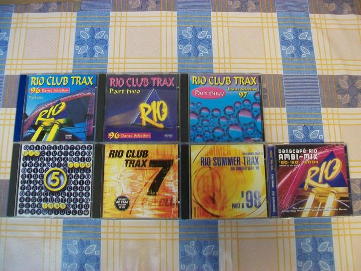 Rio Club Trax 1-2-3-5-7 Part One Par Two - Ambi Mix Retro, Cd's en Dvd's, Cd's | Dance en House, Gebruikt, Dance Populair, Ophalen of Verzenden