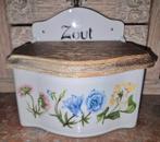 Boîte à sel en porcelaine du Val du Cher, Antiquités & Art, Enlèvement ou Envoi