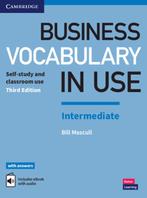 Business Vocabulary in Use: Intermediate Book with Answers, Gelezen, Engels, Cambridge, Ophalen of Verzenden