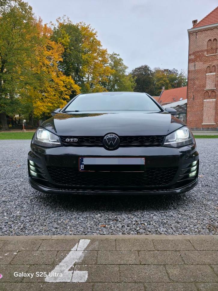 Golf 7 2.0 GTD 2016, Auto's, Volkswagen, Particulier, Golf, ABS, Achteruitrijcamera, Diesel, Euro 6, 5 deurs, Automaat, Zwart