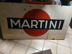 Antiek geëmailleerd bord Martini XL, Verzamelen, Merken en Reclamevoorwerpen, Ophalen, Gebruikt, Reclamebord