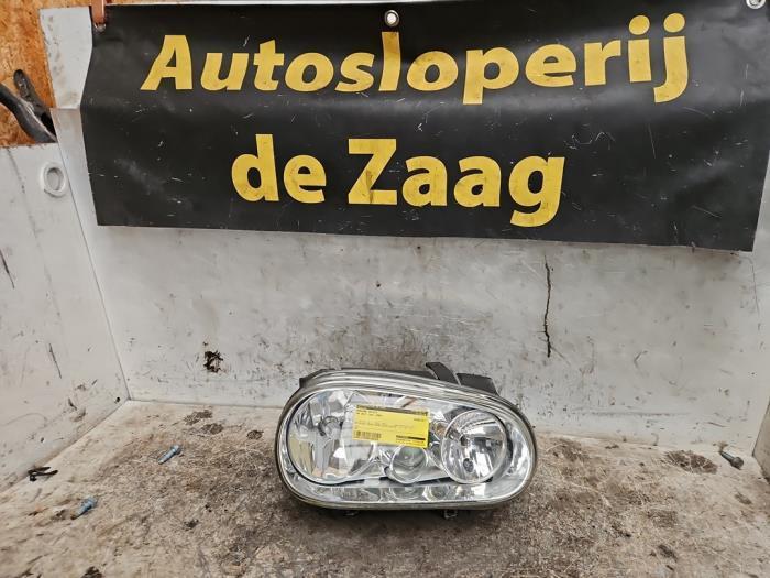 Koplamp rechts van een Volkswagen Golf, Auto-onderdelen, Verlichting, Volkswagen, Gebruikt, 3 maanden garantie, Ophalen of Verzenden