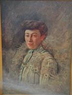 Schilderij portret dame, Ophalen