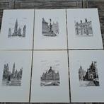 6 afdrukken van pentekeningen "Antwerpen" van A.Tytgat, Ophalen