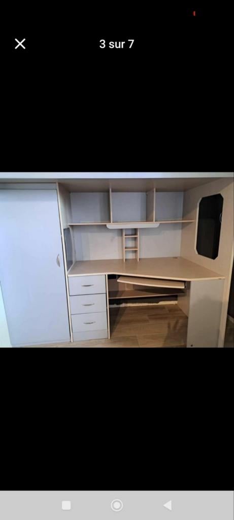 Lit avec bureau, Enlèvement