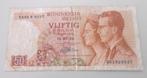 Bankbiljet - 50 Belgische frank 16 -5 -1966, Postzegels en Munten, Bankbiljetten | België, Ophalen of Verzenden, Los biljet