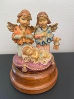 Retro muziekdoos "little angels" met FONTANINI beeldjes, Ophalen