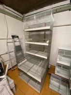 7 kooien van 90 50 euro per stuk, Ophalen, Gebruikt, Metaal, Broedkooi of Kweekkooi