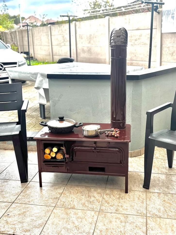 Houtkachel / Pizzaoven/ Terrashaard | Nieuw in doos!, Tuin en Terras, Tuinhaarden, Nieuw, Ophalen of Verzenden