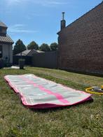 Airtrack 3x1m + pomp, Sport en Fitness, Turnen, Ophalen, Gebruikt, Roze, Materiaal