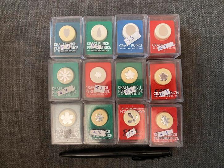 Verschillende figuurponsen van het merk CarlaCraft, Hobby & Loisirs créatifs, Bricolage, Comme neuf, Enlèvement