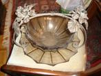 Coupe à fruits (Scailmont) avec structure en fer forgé., Antiquités & Art, Enlèvement