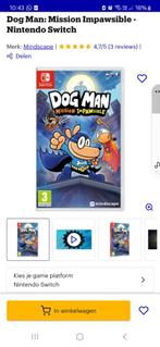 Nintendo switch game dog man, 1 speler, Nieuw, Vanaf 7 jaar, Ophalen