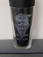 Oud gezuurd acide glas TIGER brouwerij DE BLIECK AALST Alost, Ophalen of Verzenden, Zo goed als nieuw, Glas of Glazen