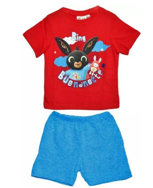 Bing Konijn Shortama - R/B - Maat 92/98 - 104/110 - 110/116, Kinderen en Baby's, Kinderkleding | Maat 98, Nieuw, Jongen, Nacht- of Onderkleding