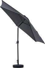 parasol donker grijs 3M, Tuin en Terras, Parasols, Kantelbaar, Nieuw, Stokparasol, 2 tot 3 meter