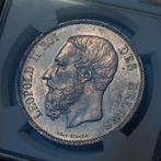Leopold II - 5 frank 1872 - topkwaliteit!, Postzegels en Munten, Ophalen of Verzenden