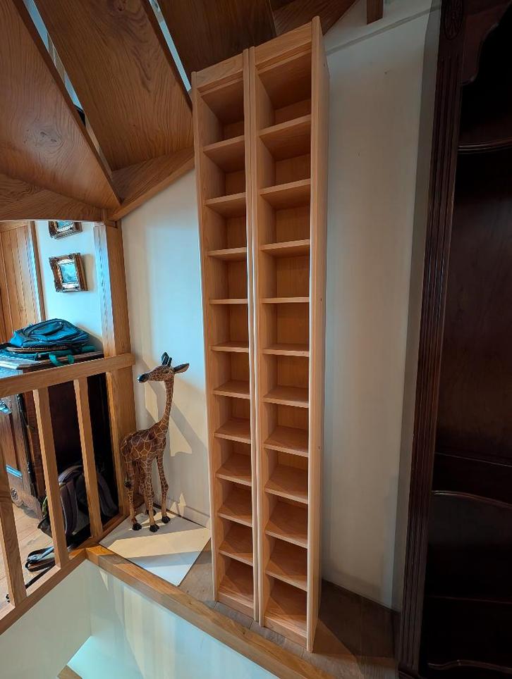 CD-opslag, Huis en Inrichting, Kasten | Boekenkasten, Zo goed als nieuw, Minder dan 50 cm, 150 tot 200 cm, Minder dan 25 cm, Met plank(en)