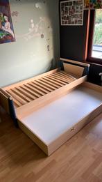 Bed en nachtkastje, Huis en Inrichting, Slaapkamer | Bedden, Ophalen, Gebruikt, Eenpersoons