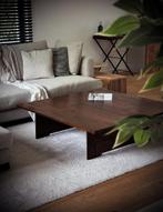 Japandi wooden coffee table, Huis en Inrichting, Ophalen, Zo goed als nieuw, Rond