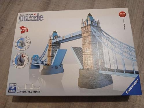 Ravensburger 3d puzzel Tower Bridge, Hobby en Vrije tijd, Denksport en Puzzels, Zo goed als nieuw, Overige typen, Minder dan 500 stukjes