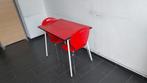 ancienne table formica vintage années 60 couleur rouge avec, Enlèvement ou Envoi