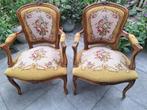 2 Louis XV stijl fauteuils/stoelen, Antiek en Kunst, Antiek | Meubels | Stoelen en Sofa's, Ophalen