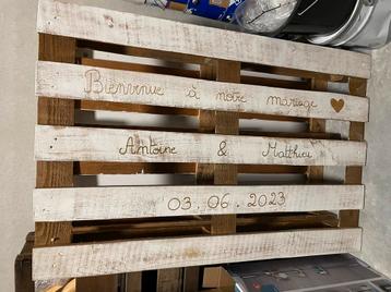Bruiloftsdecoratie - Set van 2 pallets beschikbaar voor biedingen