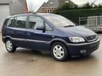 Opel Zafira 1.6 | weinig km | 7 PL, Auto's, Voorwielaandrijving, Elektrische ramen, Stof, Blauw