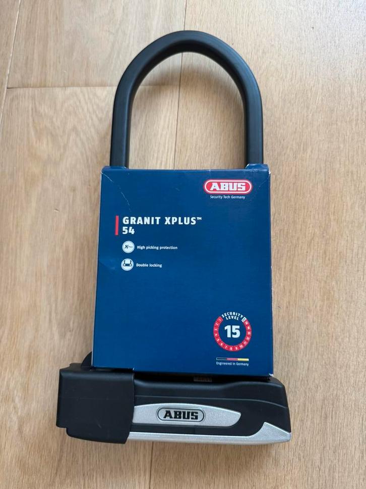 ABUS 54/160HB300 x-Plus hangslot **NIEUW**, Fietsen en Brommers, Fietsaccessoires | Fietssloten, Zo goed als nieuw, Beugelslot
