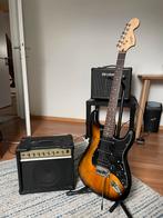 Squier Affinity Stratocaster + XP amp (20watt), Comme neuf, Enlèvement ou Envoi, Fender, Avec ampli