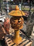 TERRACOTTA LAMP OP ZUIL 3-delig IBIZA STYLE DECORATIE, Tuin en Terras, Ophalen, Zo goed als nieuw, Overige materialen, Staande lamp