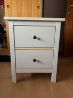 Wit nachtkastje, Huis en Inrichting, Slaapkamer | Nachtkastjes, Ophalen, Gebruikt, 55 tot 70 cm, 45 tot 65 cm
