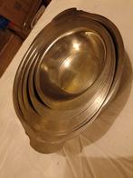Plats de cuisine en inox. 5 plats empilable plus 2 autres  s, Maison & Meubles, Enlèvement ou Envoi