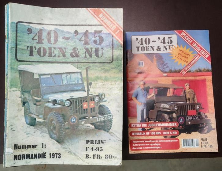 TOEN & NU magazines /  54 nummers, Verzamelen, Militaria | Tweede Wereldoorlog, Overige soorten, Boek of Tijdschrift, Ophalen of Verzenden