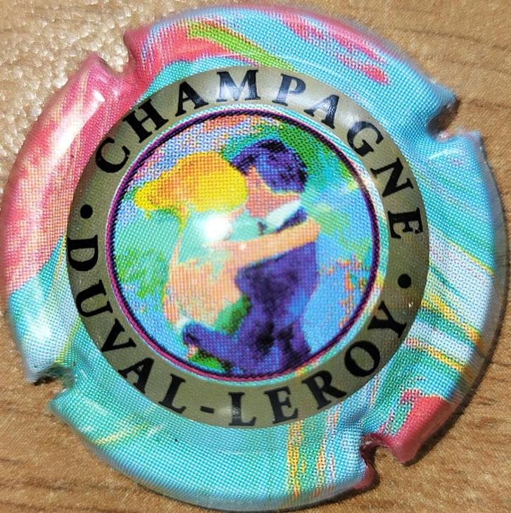 Champagnecapsule DUVAL-LEROY polychrome dansers nr. 20, Verzamelen, Wijnen, Nieuw, Champagne, Frankrijk, Ophalen of Verzenden