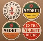4 viltjes Vedett, Ophalen of Verzenden, Zo goed als nieuw, Viltje(s)