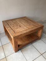 Teak salon tafel 80x80x45 cm, Huis en Inrichting, Tafels | Salontafels, Ophalen of Verzenden, Teakhout