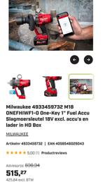 MILWAUKEE.  M18   ONEFHIWF1. SLAGMOERSLEUTEL, Doe-het-zelf en Bouw, Ophalen, Zo goed als nieuw