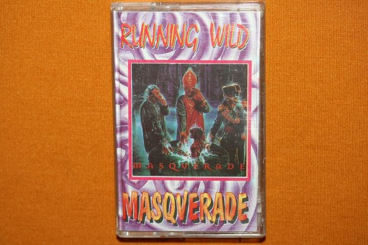 Running Wild ‎– Masquerade, Cd's en Dvd's, Cassettebandjes, Gebruikt, Rock en Metal, 1 bandje, Ophalen of Verzenden