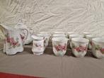 Porcelaine koffieset set  thee set , vintage bloemmotief, Antiek en Kunst, Ophalen of Verzenden