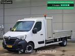 Renault Master 145PK Open Laadbak met Kist Dubbellucht 3,5t, Auto's, Bestelwagens en Lichte vracht, Stof, Gebruikt, Renault, Bedrijf