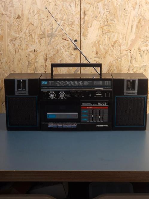 Panasonic RX-C34 vintage radio - wifi streaming ingebouwd, Audio, Tv en Foto, Radio's, Zo goed als nieuw, Radio, Ophalen of Verzenden