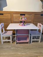 Houten kindertafel, Kinderen en Baby's, Ophalen, Zo goed als nieuw, Tafel(s) en Stoel(en)